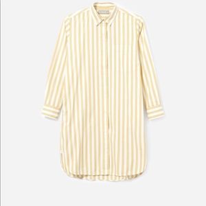 EVERLANE YELOW STRIPPED DRESS SIZE 6